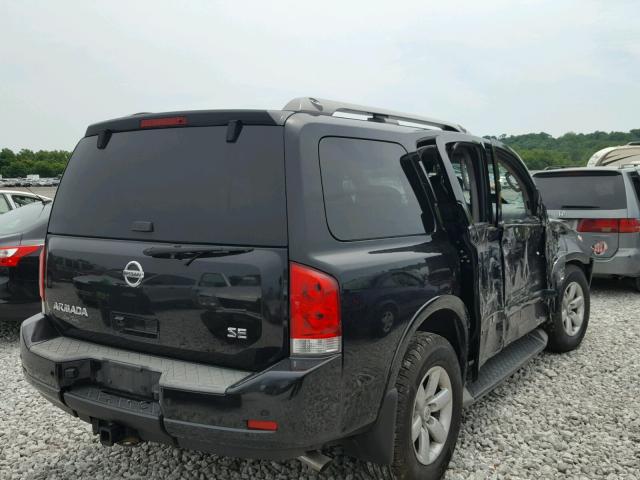 5N1AA0NC5AN620301 - 2010 NISSAN ARMADA SE BLACK photo 4