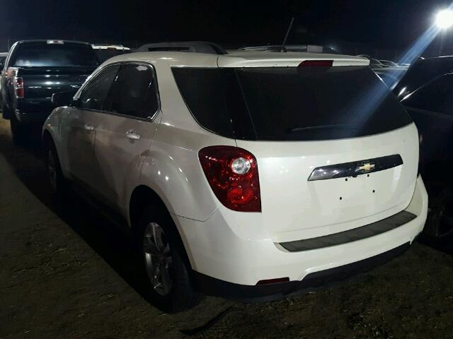 1GNALCEK6FZ114295 - 2015 CHEVROLET EQUINOX LT WHITE photo 3