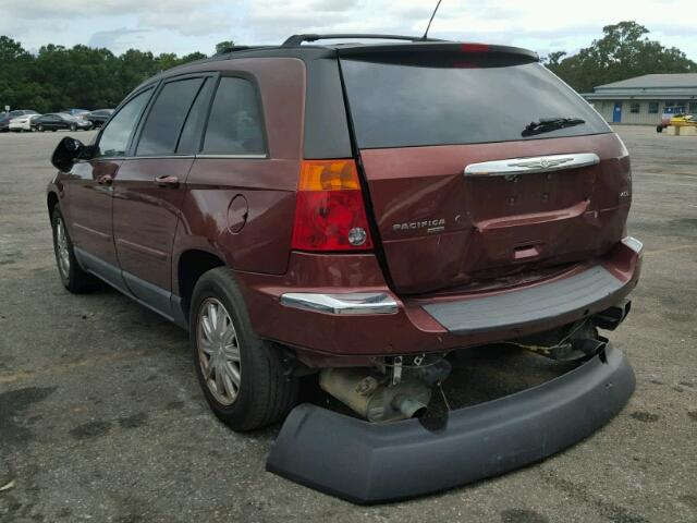 2A8GM68X67R124564 - 2007 CHRYSLER PACIFICA 栗色 照片 3