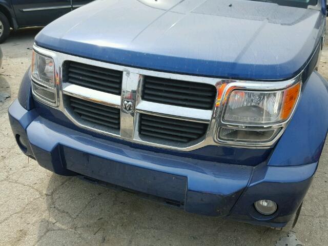 1D8GU28K39W517907 - 2009 DODGE NITRO BLUE photo 1