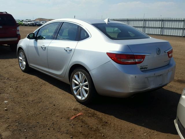 1G4PR5SK2D4197974 - 2013 BUICK VERANO CON SILVER photo 3