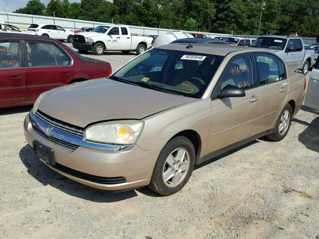 1G1ZT548X5F130778 - 2005 CHEVROLET MALIBU LS ოქროსფერი ფოტო 2