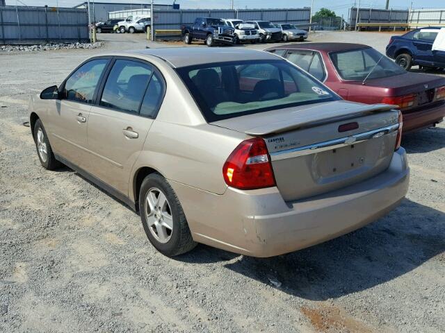 1G1ZT548X5F130778 - 2005 CHEVROLET MALIBU LS ოქროსფერი ფოტო 3