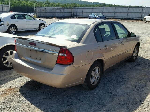 1G1ZT548X5F130778 - 2005 CHEVROLET MALIBU LS ოქროსფერი ფოტო 4