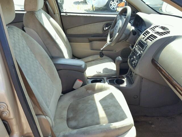 1G1ZT548X5F130778 - 2005 CHEVROLET MALIBU LS ოქროსფერი ფოტო 5