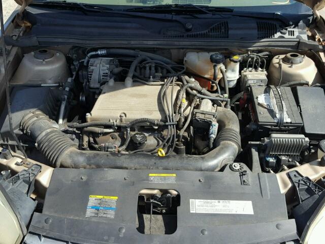 1G1ZT548X5F130778 - 2005 CHEVROLET MALIBU LS ოქროსფერი ფოტო 7