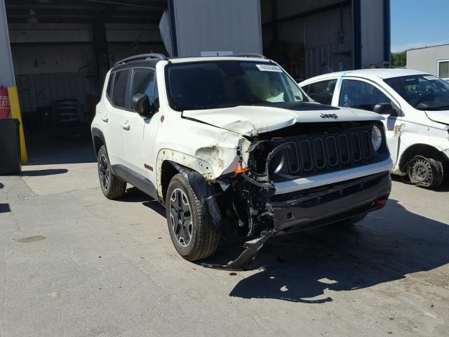 ZACCJBCT0FPB53534 - 2015 JEEP RENEGADE T WHITE photo 1