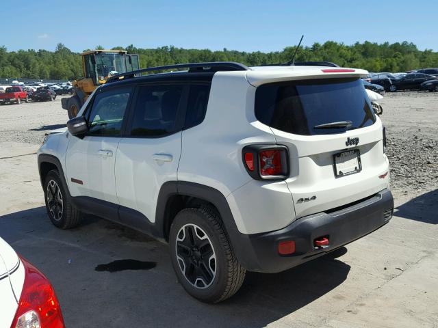 ZACCJBCT0FPB53534 - 2015 JEEP RENEGADE T WHITE photo 3