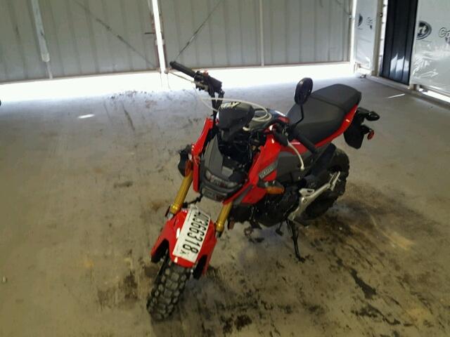 MLHJC7556J5000787 - 2018 HONDA GROM 125 RED photo 2