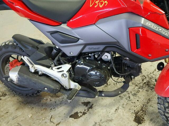 MLHJC7556J5000787 - 2018 HONDA GROM 125 RED photo 7