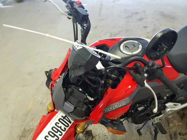 MLHJC7556J5000787 - 2018 HONDA GROM 125 RED photo 9