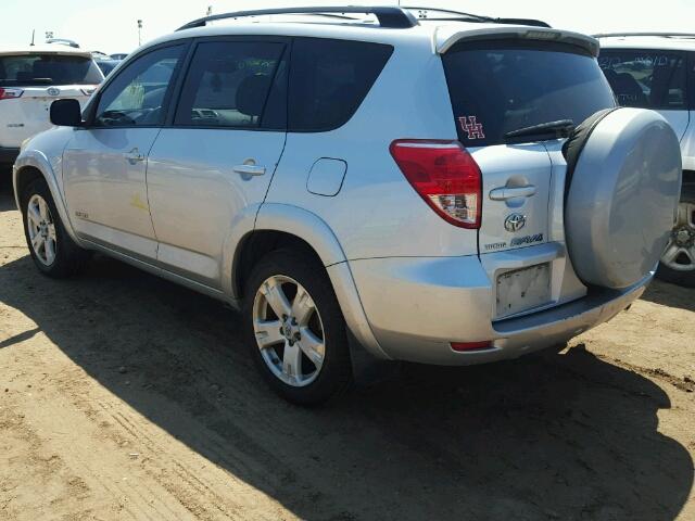 JTMZK32V266001314 - 2006 TOYOTA RAV4 SPORT SILVER photo 3