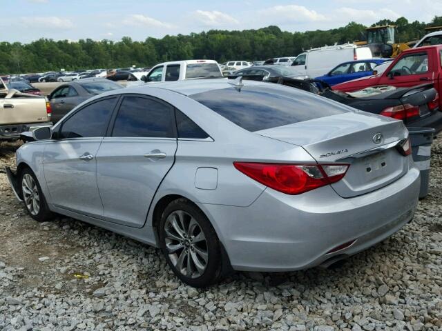 5NPEC4AC8BH274209 - 2011 HYUNDAI SONATA SE SILVER photo 3