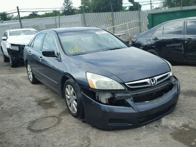 1HGCM66596A050536 - 2006 HONDA ACCORD EX GRAY photo 1