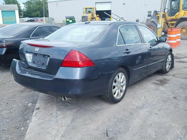 1HGCM66596A050536 - 2006 HONDA ACCORD EX GRAY photo 4