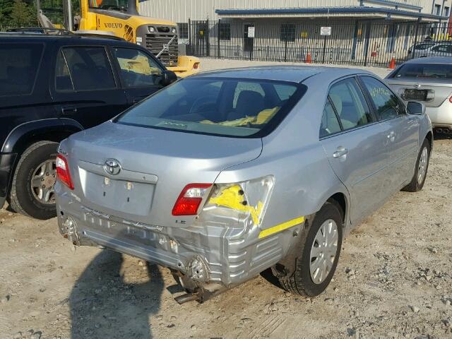 4T1BE46K57U191875 - 2007 TOYOTA CAMRY NEW SILVER photo 4