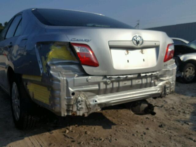 4T1BE46K57U191875 - 2007 TOYOTA CAMRY NEW SILVER photo 9