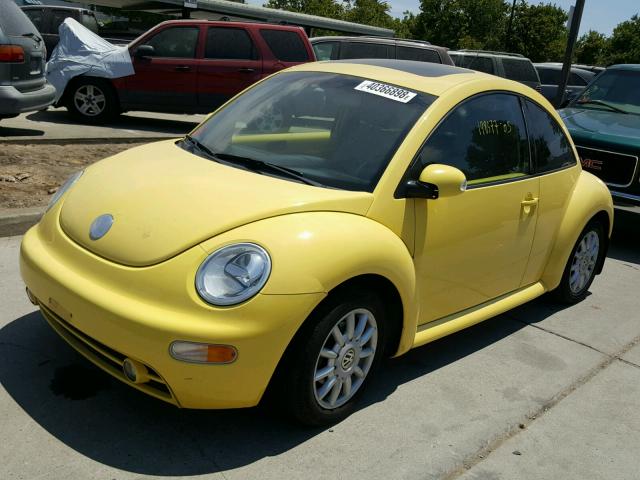 3VWCR31C05M401725 - 2005 VOLKSWAGEN NEW BEETLE 黄色 照片 2
