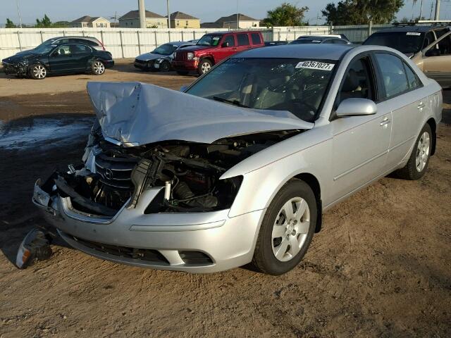 5NPET4AC5AH654364 - 2010 HYUNDAI SONATA GRAY photo 2