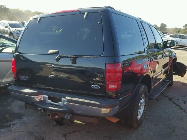 1FMRU15L91LA17153 - 2001 FORD EXPEDITION BLACK photo 4