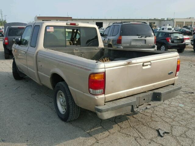 1FTYR14U1WPB18988 - 1998 FORD RANGER TAN photo 3