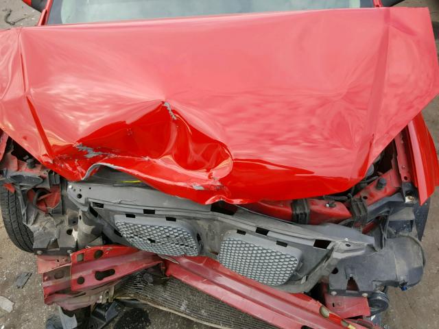 1G2AL15F477332091 - 2007 PONTIAC G5 RED photo 7