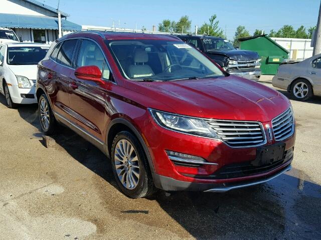 5LMCJ1A92FUJ07462 - 2015 LINCOLN MKC MAROON photo 1