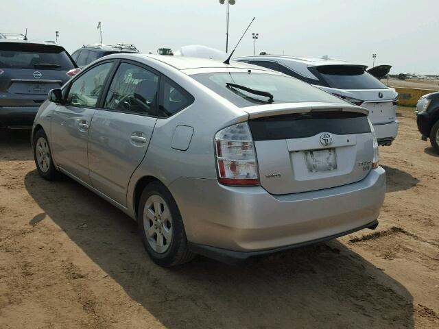 JTDKB20U677604901 - 2007 TOYOTA PRIUS SILVER photo 3