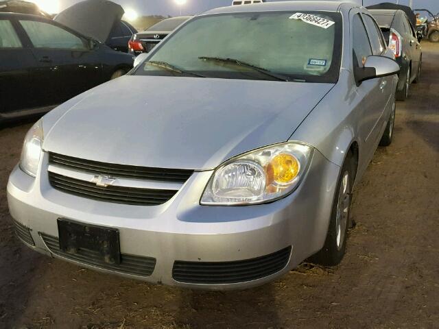 1G1AL55F077162212 - 2007 CHEVROLET COBALT LT GRAY photo 2