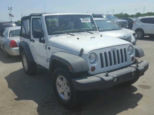 1J4AA2D17BL638449 - 2011 JEEP WRANGLER S WHITE photo 1