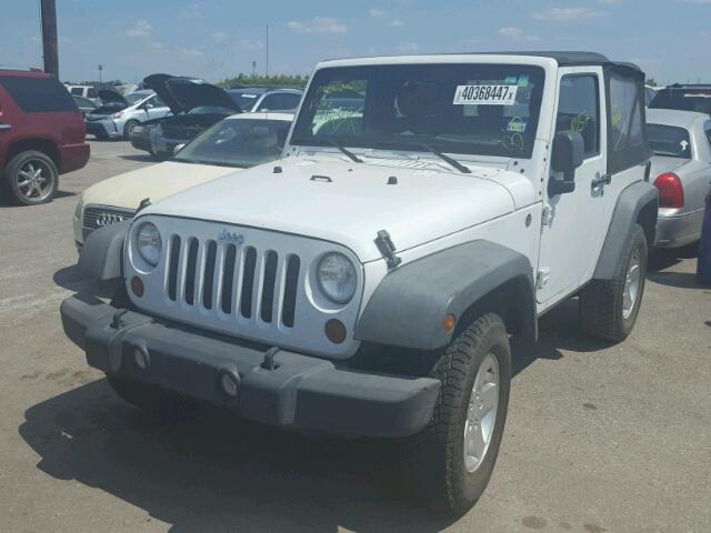 1J4AA2D17BL638449 - 2011 JEEP WRANGLER S WHITE photo 2