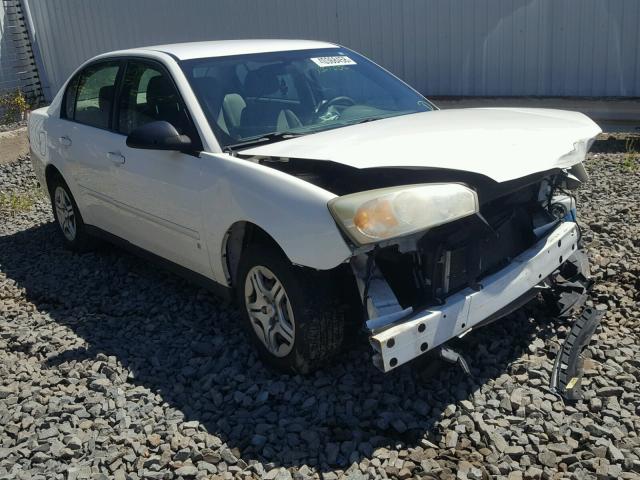 1G1ZS58F17F130599 - 2007 CHEVROLET MALIBU LS WHITE photo 1
