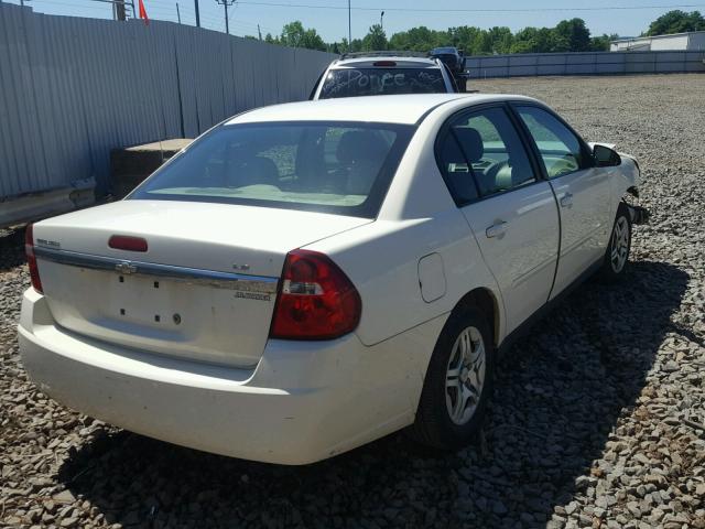 1G1ZS58F17F130599 - 2007 CHEVROLET MALIBU LS WHITE photo 4