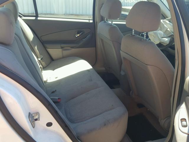 1G1ZS58F17F130599 - 2007 CHEVROLET MALIBU LS WHITE photo 6
