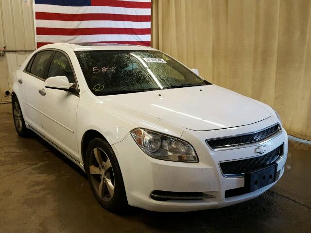 1G1ZC5EU7CF396641 - 2012 CHEVROLET MALIBU 1LT WHITE photo 1