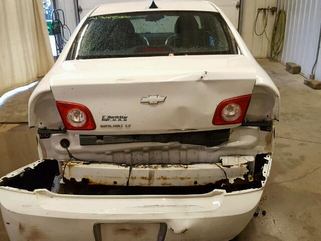 1G1ZC5EU7CF396641 - 2012 CHEVROLET MALIBU 1LT WHITE photo 9