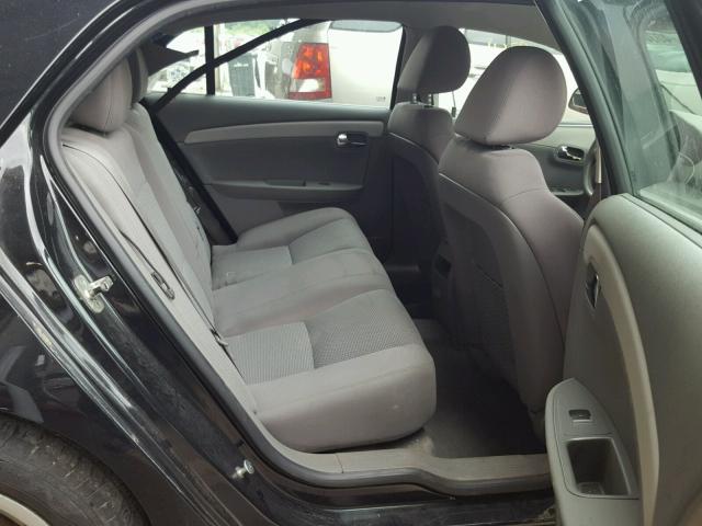 1G1ZB5EB5AF112132 - 2010 CHEVROLET MALIBU LS შავი ფოტო 6