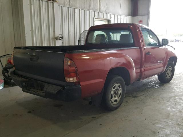 5TENX22N97Z360934 - 2007 TOYOTA TACOMA MAROON photo 4