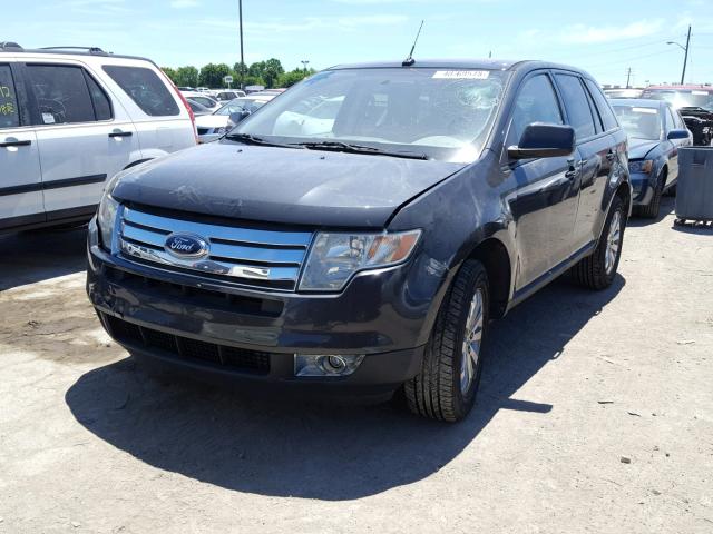 2FMDK49C67BA58683 - 2007 FORD EDGE SEL P BLACK photo 2