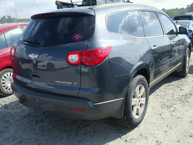 1GNKRGEDXCJ403489 - 2012 CHEVROLET TRAVERSE L BLACK photo 4