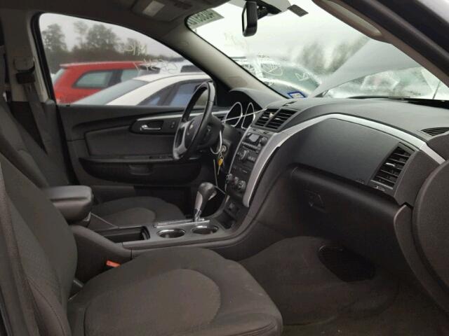 1GNKRGEDXCJ403489 - 2012 CHEVROLET TRAVERSE L BLACK photo 5