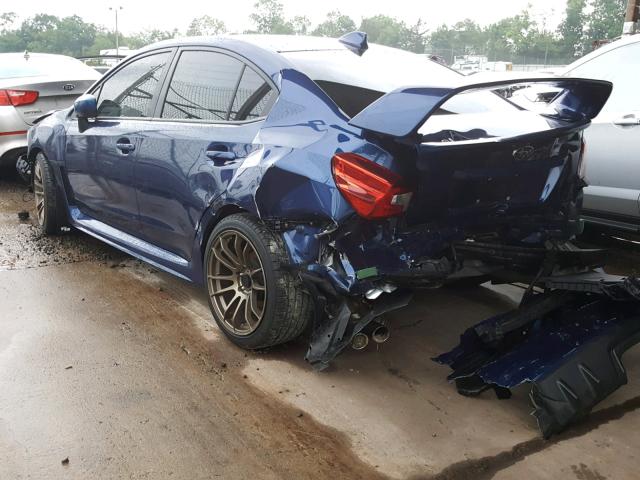 JF1VA1J62F9809022 - 2015 SUBARU WRX LIMITE BLUE photo 3