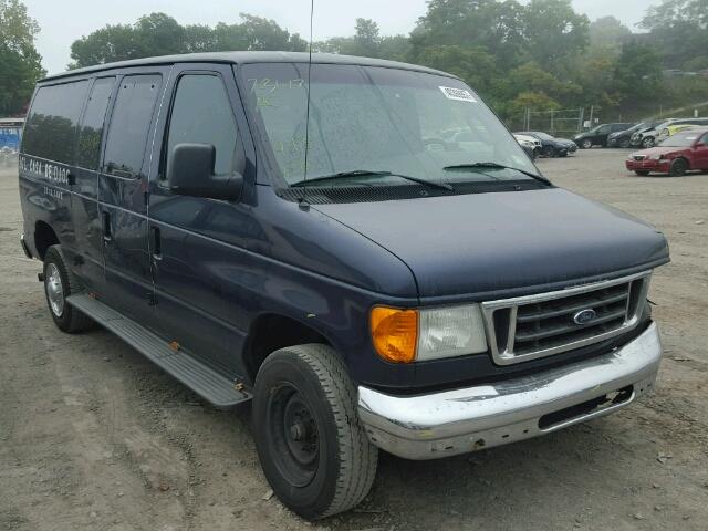 1FBNE31L76DA02383 - 2006 FORD ECONOLINE BLUE photo 1