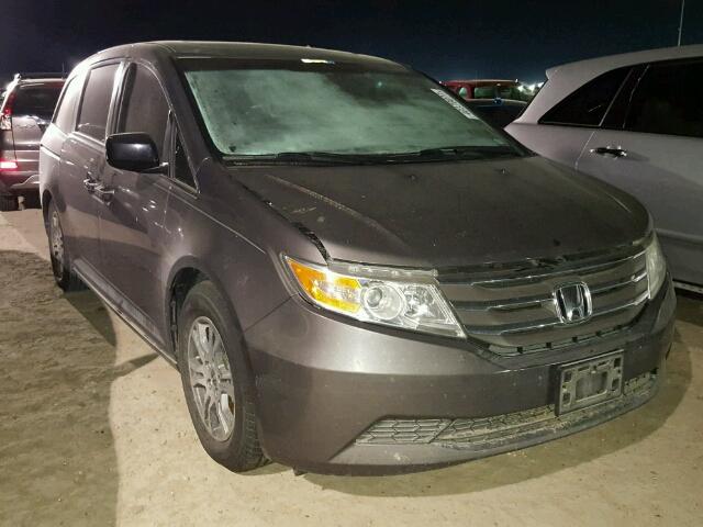 5FNRL5H62BB072231 - 2011 HONDA ODYSSEY GRAY photo 1