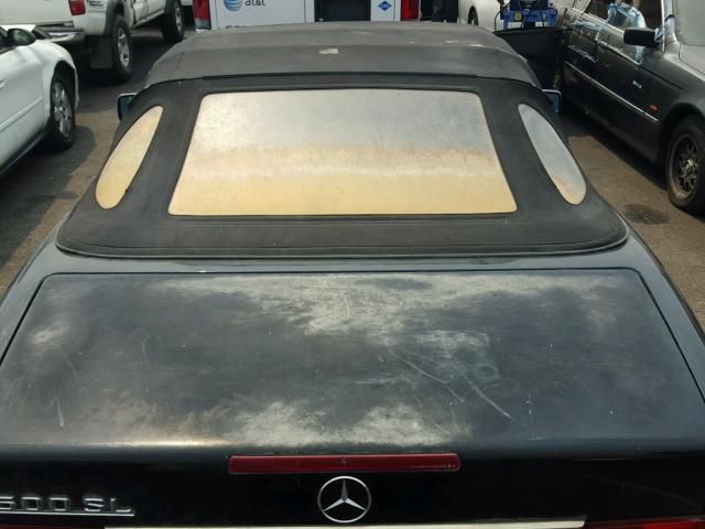 WDBFA66E7NF049650 - 1992 MERCEDES-BENZ 500 SL BLACK photo 6