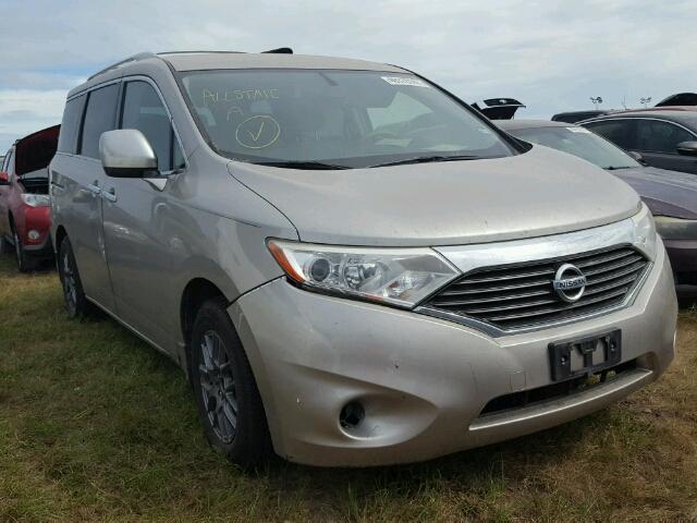 JN8AE2KP2C9037177 - 2012 NISSAN QUEST SILVER photo 1