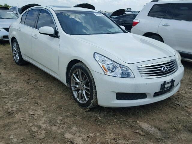 JNKBV61E37M709207 - 2007 INFINITI G35 WHITE photo 1