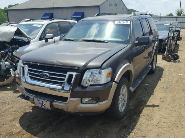 1FMEU64E66UA61966 - 2006 FORD EXPLORER E BROWN photo 2