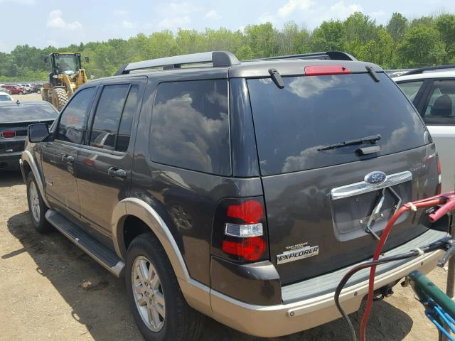 1FMEU64E66UA61966 - 2006 FORD EXPLORER E BROWN photo 3