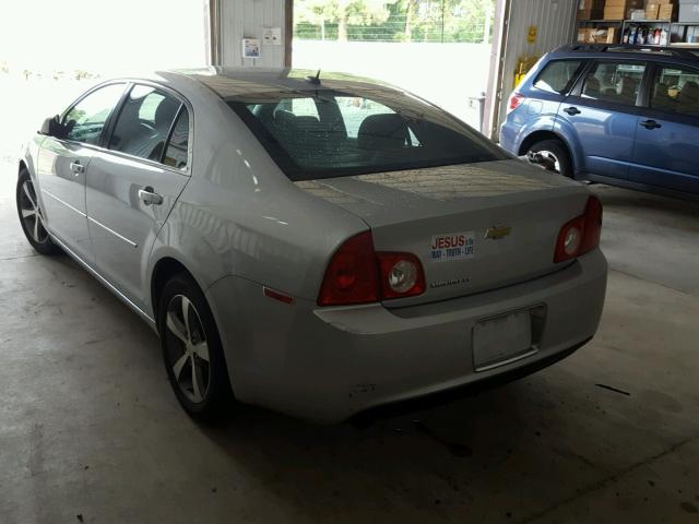 1G1ZC5E12BF117374 - 2011 CHEVROLET MALIBU 1LT SILVER photo 3